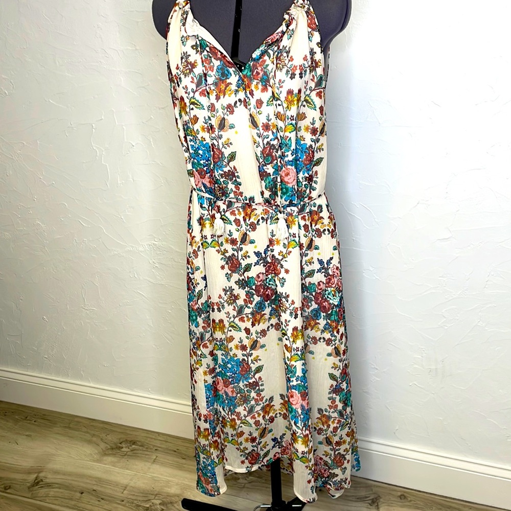 Lucky Brand Long Boho Floral Maxi Dress